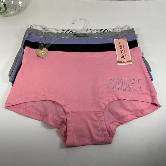 🆕Juicy Couture MultiColored Booty Short Panty Set - Picture 2 of 8